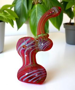 Handmade Mini Bobular – Clear Glass Pocket Pipe