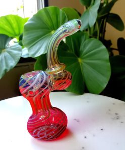 Handmade Mini Bobular – Clear Glass Pocket Pipe