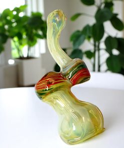 Handmade Mini Bobular – Frosted Glass Smoking Pipe