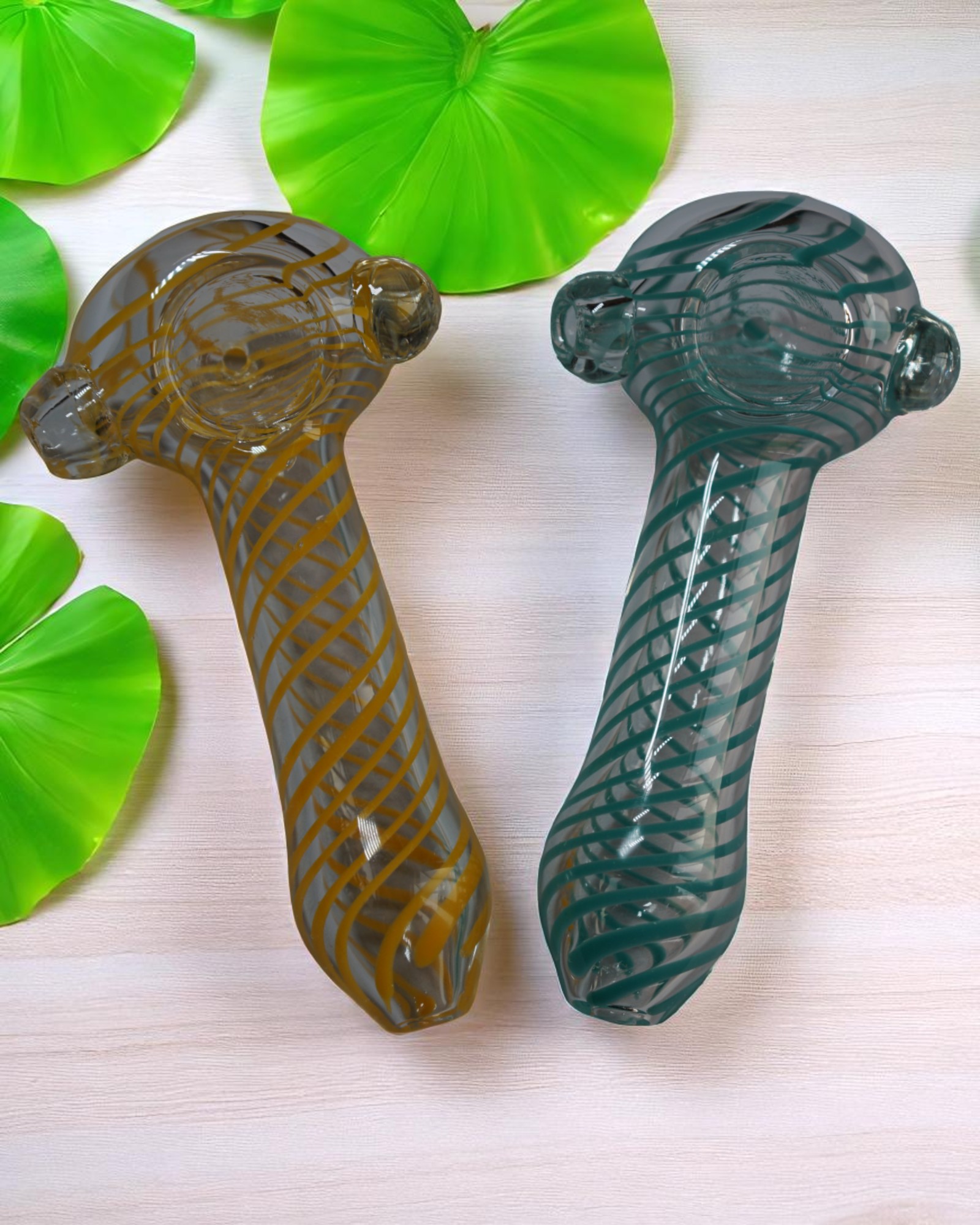 Mystery Glass Smoking Pipe – Handmade & One of a Kind - Image 2
