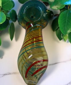 Gift for Her – Unique Glass Pipe with Handmade Bowl